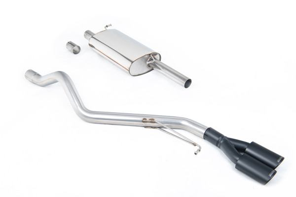 Milltek SSXVW472 Cat-back Twin 100 x 80mm Special Oval passend für: Volkswagen Transporter \ Caravel