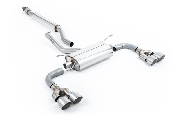 Milltek SSXTY164 Secondary Cat-back Quad 100mm GT100 passend für: Toyota GR86 2.4 Litre (2022 - 2026