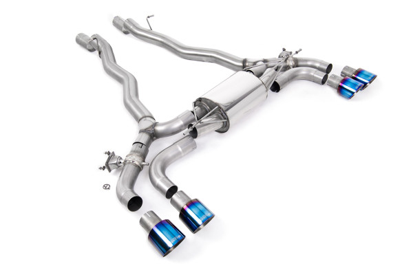 Milltek SSXBM1177 Front Pipe-back Quad 100mm GT100 passend für: BMW 5 Series M5 & M5 Competition 4.4
