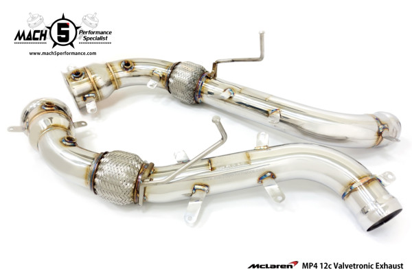 Mach5 Downpipe McLaren MP4 12C 200 Zellen