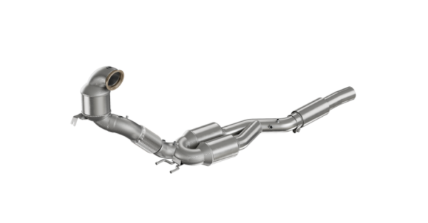 90821185 HJS ECE Downpipe VW Golf VIII 2.0 R TSI 4Motion Euro 6d