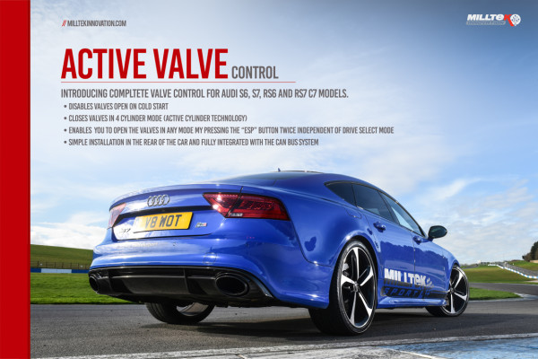 Milltek SSXAU677 Active Valve Control - Audi S5 3.0 V6 Turbo Sportback B9 (Sport Diff Models Only &