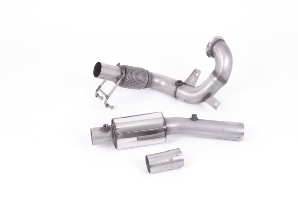 Milltek SSXVW554 Large-bore Downpipe and De-cat - Audi A1 40TFSI 5 Door 2.0 (207PS) with OPF/GPF (2