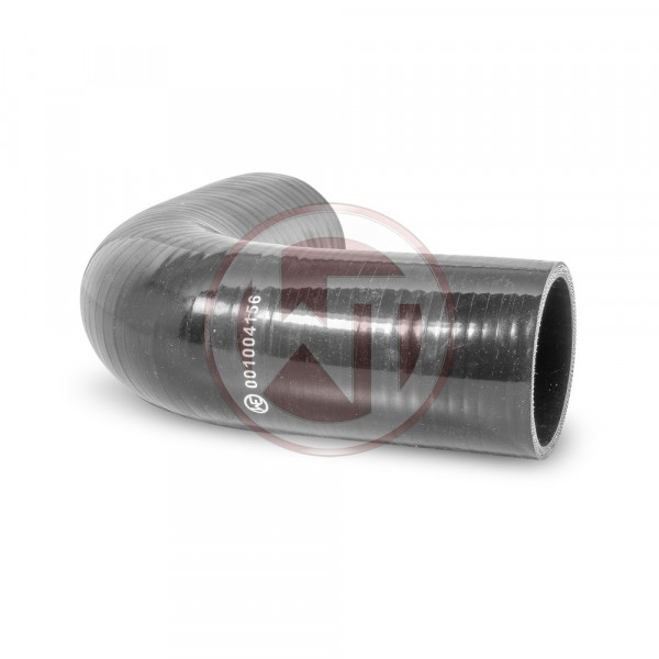 001004156 Wagner Ø63,5mm Silikonschlauch 90° Bogen schwarz - Silikonschläuche