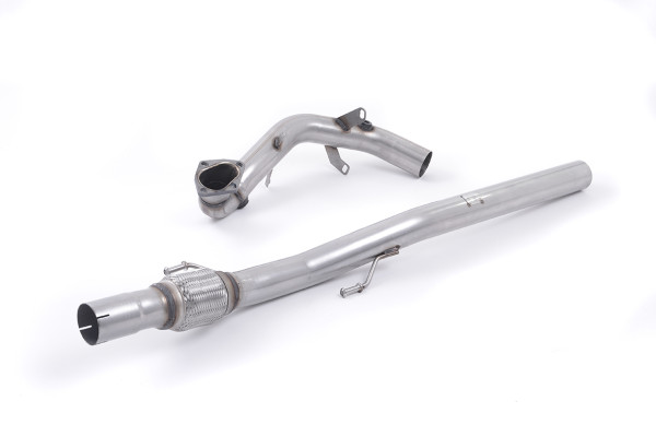 Milltek SSXAU297 Large-bore Downpipe and De-cat - Seat Ibiza Cupra / Bocanegra 1.4 TSI 180PS (2009