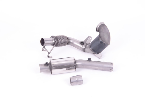 Milltek SSXVW552 Cast Downpipe with HJS High Flow Sports Cat - Volkswagen Polo GTI 2.0 TSI (AW 5 Do
