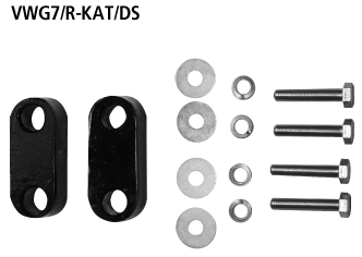 Bastuck VWG7/R-KAT/DS Seat Leon 5F Leon 5F 1.8l Turbo Distanzscheibensatz für Querstrebe am Katalysa