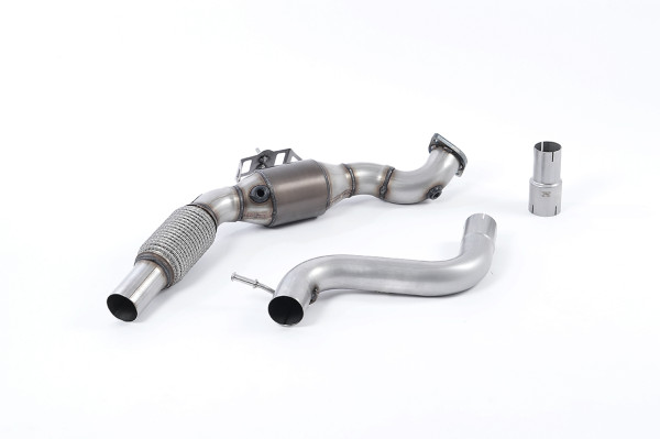 Milltek SSXFD170 Large Bore Downpipe and Hi-Flow Sports Cat - Ford Mustang 2.3 EcoBoost (Fastback)
