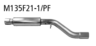 Bastuck M135F21-1/PF BMW 1er F20/F21 (inkl. M135i / M140i) 1er F20/F21 2.0l Turbo Facelift LCI ab 07