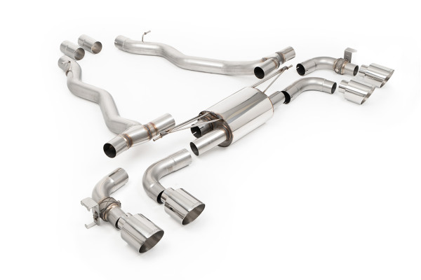 Milltek SSXBM1402 Axle Back 115 GT passend für: BMW 5 Series M5 4.4l Twin Turbo Hybrid G90 & G99 (UK
