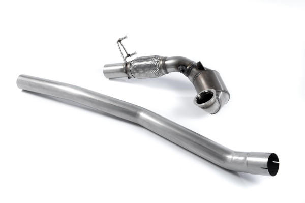 Milltek SSXVW283 Large Bore Downpipe and Hi-Flow Sports Cat - Volkswagen Golf MK7.5 GTi (Performanc