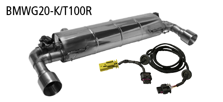 Bastuck BMWG20-K/T100R BMW 3er G20 / G21 3er G20 / G21 320i / 330i ab 2019 Endschalldämpfer mit Einf