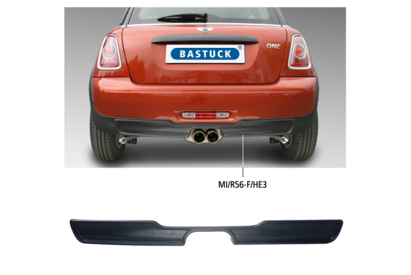 Bastuck MI/R56-F/HE3 BMW Mini R56 Mini R56 Facelift Heckschürzenansatz (macht ein Ausschneiden der O