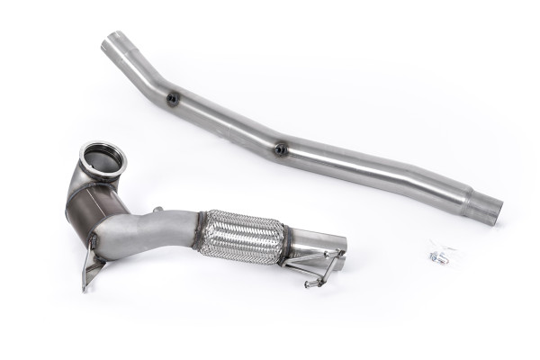 Milltek SSXVW673 Large Bore Downpipe and Hi-Flow Sports Cat passend für: Volkswagen Golf Mk8 R 2.0