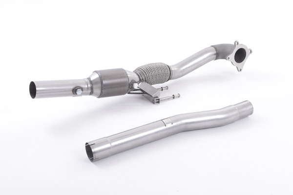 Milltek SSXAU200R Cast Downpipe with Race Cat - Audi S3 2.0 T quattro 3-Door 8P (2006 - 2012)