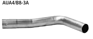 Bastuck AUA4/B8-3A Audi A4 B8 / A5 B8 A4/A5 B8 (ab B. 2008) 4 Zyl. Benziner Turbo 1 Endschalldämpfer