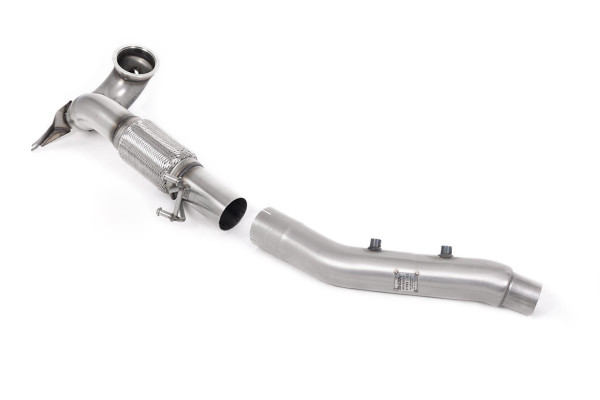 Milltek SSXVW666 Large-bore Downpipe and De-cat - Volkswagen Golf Mk8 GTi (245ps OPF/GPF Equipped M