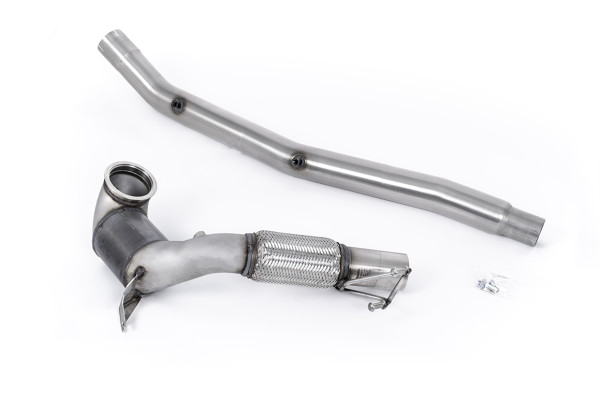 Milltek SSXVW675 Large Bore Downpipe and Hi-Flow Sports Cat passend für: Audi S3 2.0TFSI Quattro Sa