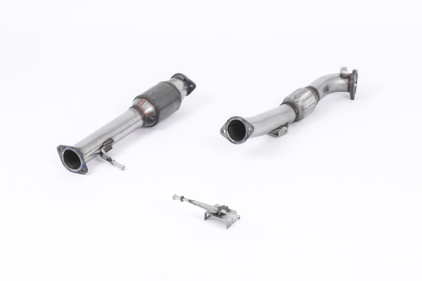Milltek SSXFD164 Large Bore Downpipe and Hi-Flow Sports Cat - Ford Focus Mk2 ST 225 (2005 - 2010)