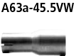 Bastuck A63a-45.5VW Audi A4 / S4 B6/B7 A4 B6/B7 (Bj. 2000-2008) 4 Zyl. 2WD incl. Turbo Limousine, Av