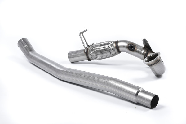 Milltek SSXVW348 Large-bore Downpipe and De-cat - Volkswagen Golf MK7 R 2.0 TSI 300PS (2014 - 2016)