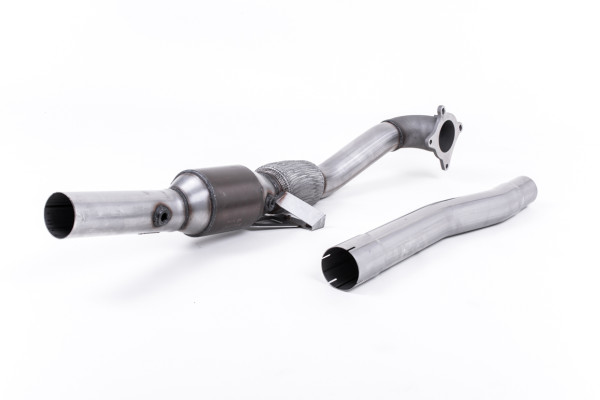 Milltek SSXAU348 Large Bore Downpipe and Hi-Flow Sports Cat passend für: Audi TT Mk2 2.0 TFSi 2WD (