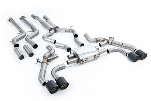 Milltek SSXBM1259 Downpipe-back 115 JET passend für: BMW X4 X4M / X4M Comp (G02) 3.0 (with OPF/GPF S