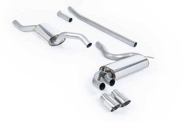 Milltek MCXAU101 Downpipe-back Twin 90mm GT90 passend für: Audi Coupe UR quattro 10v Turbo (1981 - 1