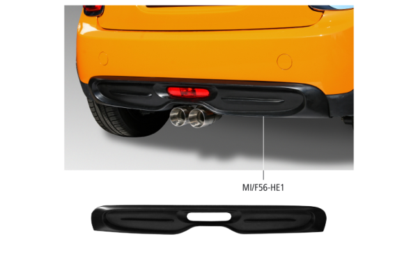 Bastuck MI/F56-HE1 BMW Mini F56 Mini F56 One First / One / Cooper Heckschürzenansatz, mit Ausschnitt