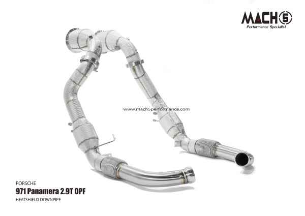 Mach5 Downpipe Porsche 971 Panamera 2.9T EA839 200 Zellen OPF