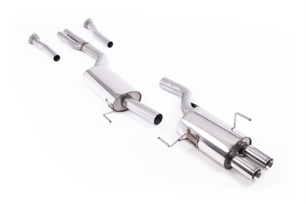 Milltek SSXAU184 Cat-back Twin 76.2mm Jet passend für: Audi RS2 Turbo 6-speed Avant (1994 - 2000)