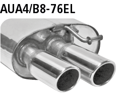 Bastuck AUA4/B8-76EL Audi A4 B8 / A5 B8 A4/A5 B8 (ab B. 2008) 6 Zyl. Diesel außer A5 B8 Sportback En