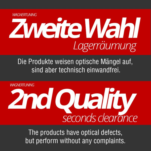 2W200001028 Wagner 2. Wahl Artikel / Performance Ladeluftkühler Kit Ford Focus RS MK2 -