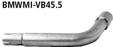 Bastuck BMWMI-VB45.5 BMW Mini R50 Mini R50 (ab. Bj. 2001) Querschalldämpfer Verbindungsrohr Endschal
