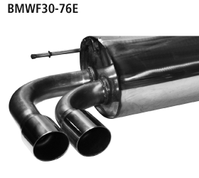 Bastuck BMWF30-76T BMW 4er F32/F33/F36 4er F32/F33/F36 2.0l Turbo Facelift ab 2015 Endschalldämpfer