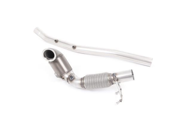 Milltek SSXVW515 Large Bore Downpipe and Hi-Flow Sports Cat - Volkswagen T-Roc R 2.0TSI 300ps (with