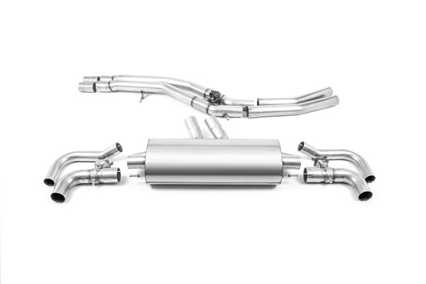 Milltek SSXAU898 Front Pipe-back - Audi RSQ8 4.0 V8 Bi-Turbo (OPF / GPF Equipped Models) (2020 - 20