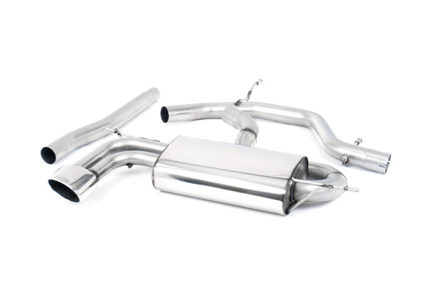 Milltek SSXSE129 Cat-back Special Oval - Seat Leon FR 2.0 TDi 170PS DPF (2005 - 2013)