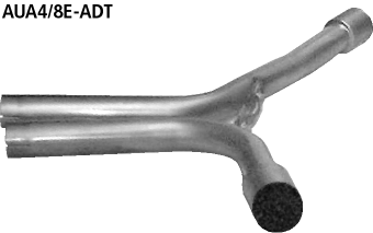 Bastuck AUA4/8E-ADT Audi A4 / S4 B6/B7 A4 B6/B7 (Bj. 2000-2008) 4 Zyl. 2WD incl. Turbo Limousine, Av