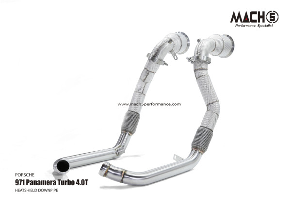 Mach5 Downpipe Porsche 971 Panamera Turbo 4.0T 200 Zellen