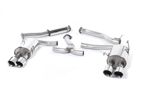 Milltek SSXSB044 Cat-back Quad 100mm GT100 passend für: Subaru Impreza STi & WRX STI Saloon / Sedan