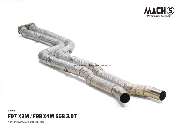 Mach5 OPF Delete Pipe passend für: BMW F97 X3M / F98 X4M S58 3.0T