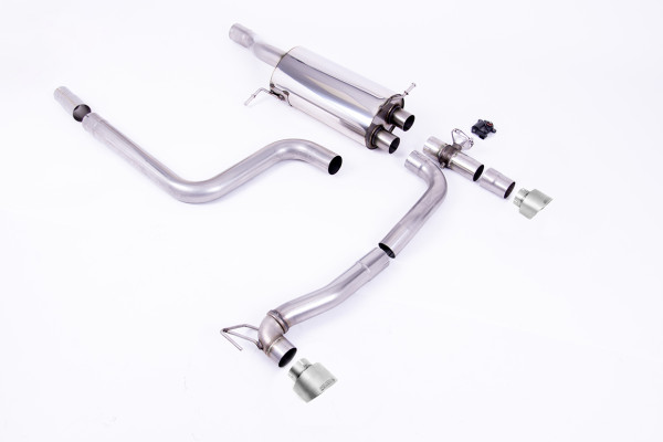 Milltek SSXFD365 Cat-back 100mm GT100 - Ford Fiesta Mk8 ST 1.5 EcoBoost 200PS (Post Sept 2020 Models