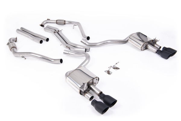 Milltek SSXAU1114 Cat-back Quad 100mm GT100 passend für: Audi S5 3.0 V6 Turbo Coupe Only B9 (NON GPF