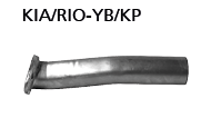 Bastuck KIA/RIO-YB/KP Hyundai i20 i20 GB inkl. Sport Ersatzrohr für Nachkatalysator (Dieser Artikel