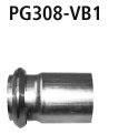 Bastuck PG308-VB1 Peugeot 308 308 Limousine (Benziner außer Turbo) Adapter Komplettanlage auf Kataly