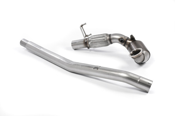 Milltek SSXVW350 Large Bore Downpipe and Hi-Flow Sports Cat - Volkswagen Golf MK7 R Estate / Varian