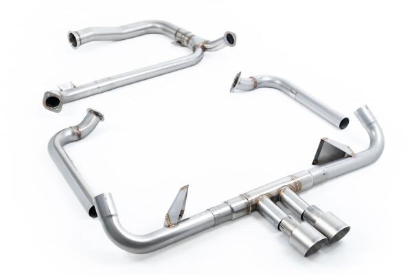 Milltek SSXPO146 Full System (including Cat Replacement Pipe) Dual 100mm GT100 passend für: Porsche
