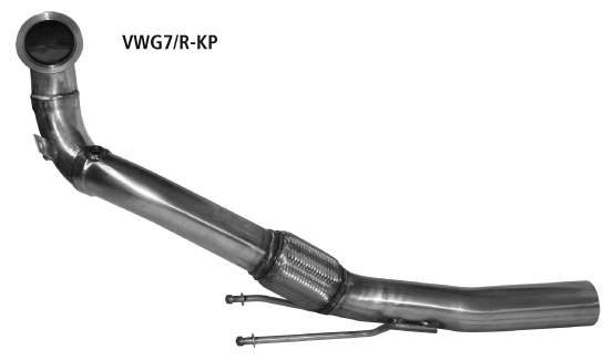 Bastuck VWG7/R-KP Volkswagen Golf 7 Golf 7 GTI Katalysator-Ersatzrohr (Dieser Artikel ist nicht für