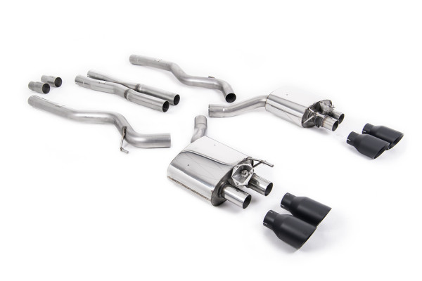 Milltek SSXFD283 Cat-back Quad 100mm GT100 passend für: Ford Mustang 5.0 V8 GT (Fastback - Facelift